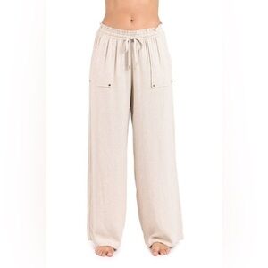 LA BLANCA Delphine Coast Beach Pant Cover Up